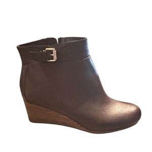 Dr. Scholl's Womens Boots Size 10 Diana Booties Chocolate Brown Excellent Wedge